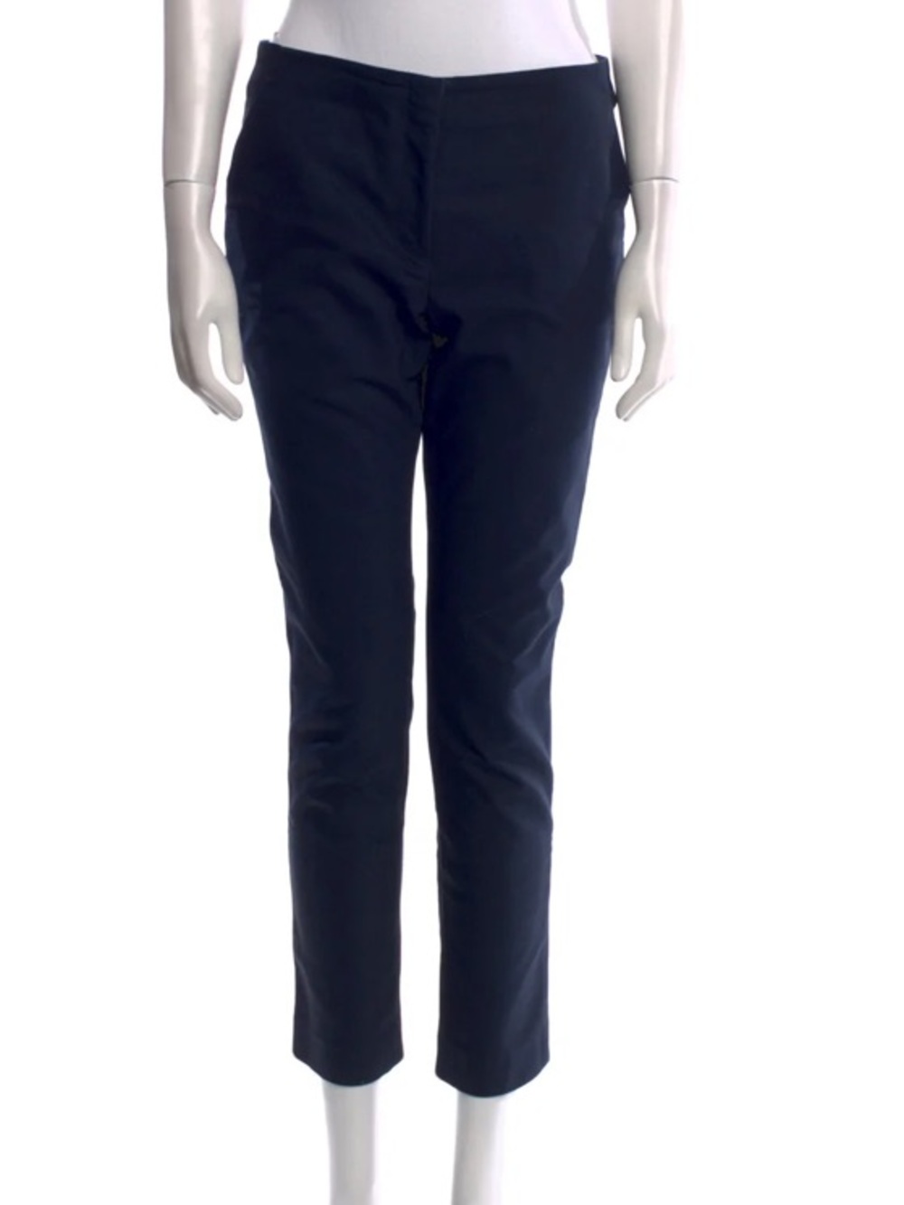 The Row Classic Straight Leg mid-rise Pants With Stretch Black Size 8